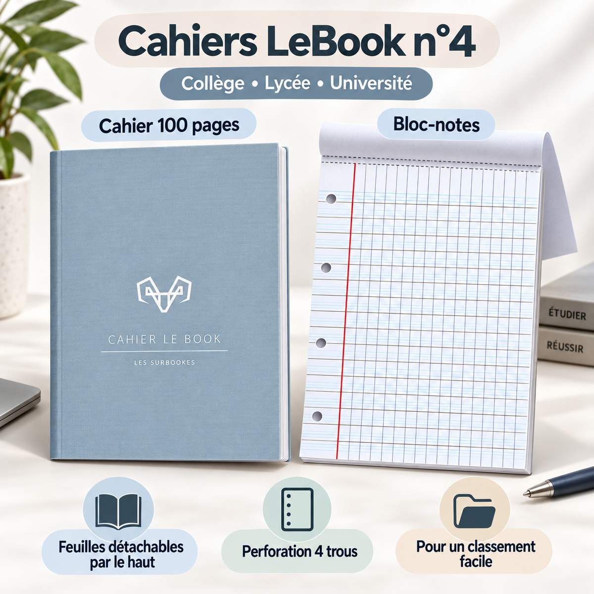 Cahiers n°4 Améliore l'écriture et la relecture