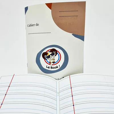 Cahier n°1 Apprentissage de l'écriture en lettres capitales
