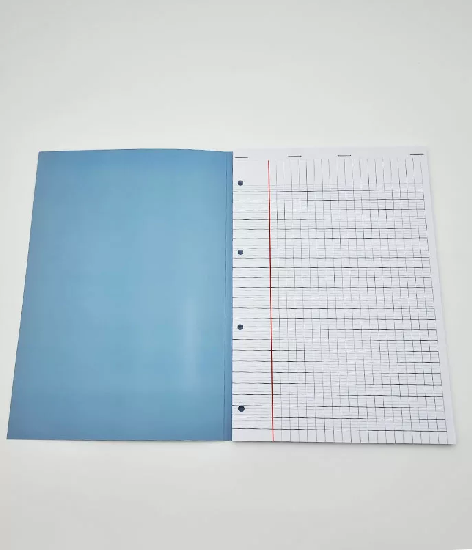 bloc-note grands carreaux lebook 100 pages